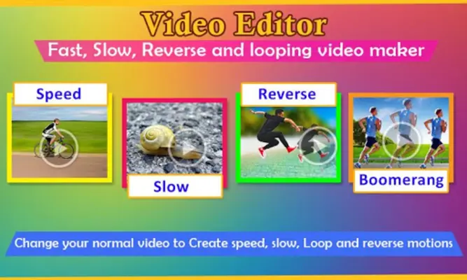 Video Editor – Fast, slow, reverse, boomerang android App screenshot 9